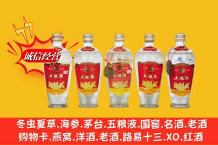 惠安县回收老五粮液